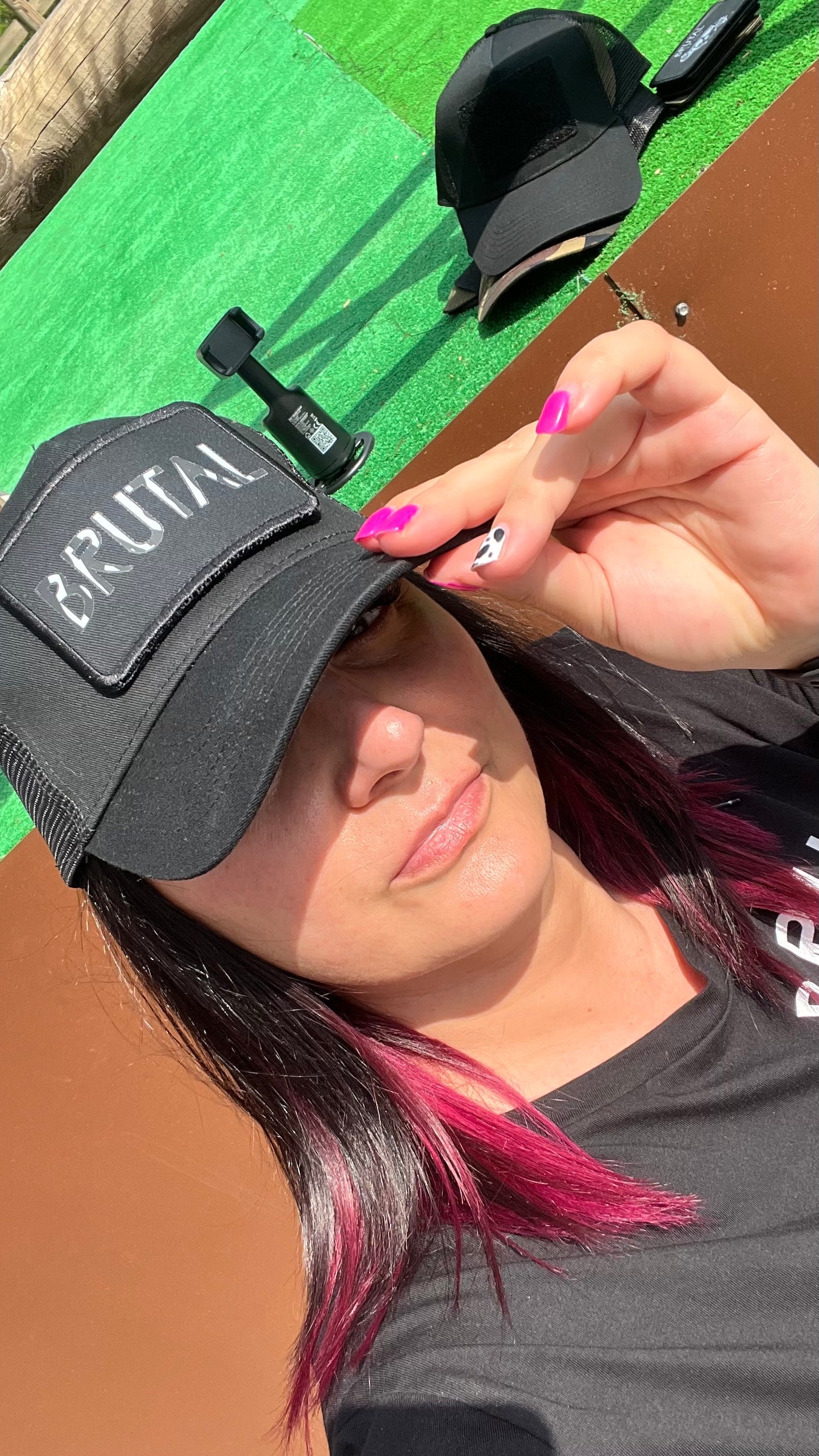 Cappello Brutal Patch Nero