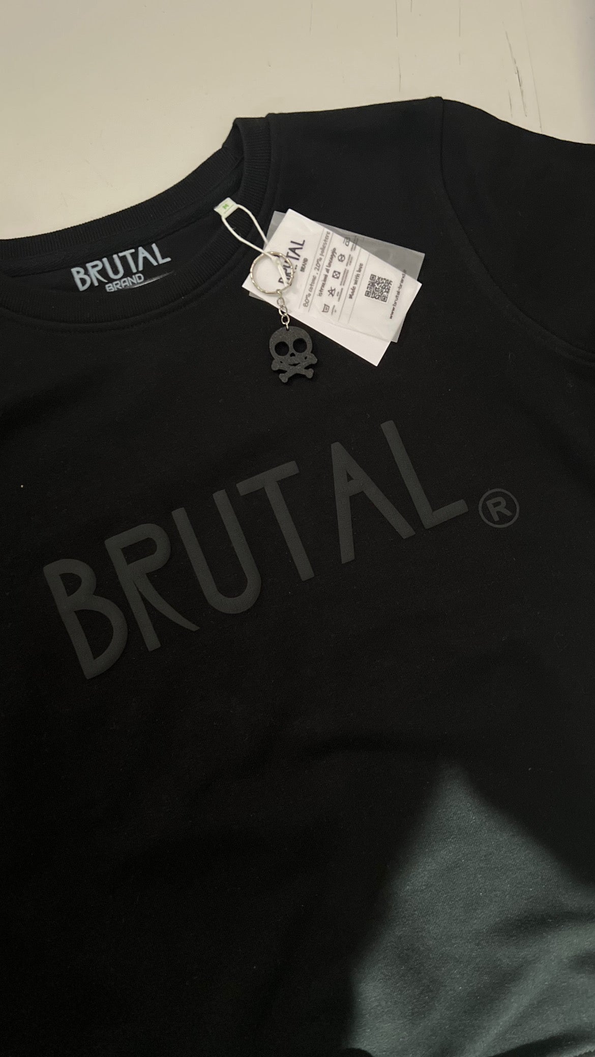 Felpa Brutal Black Uomo