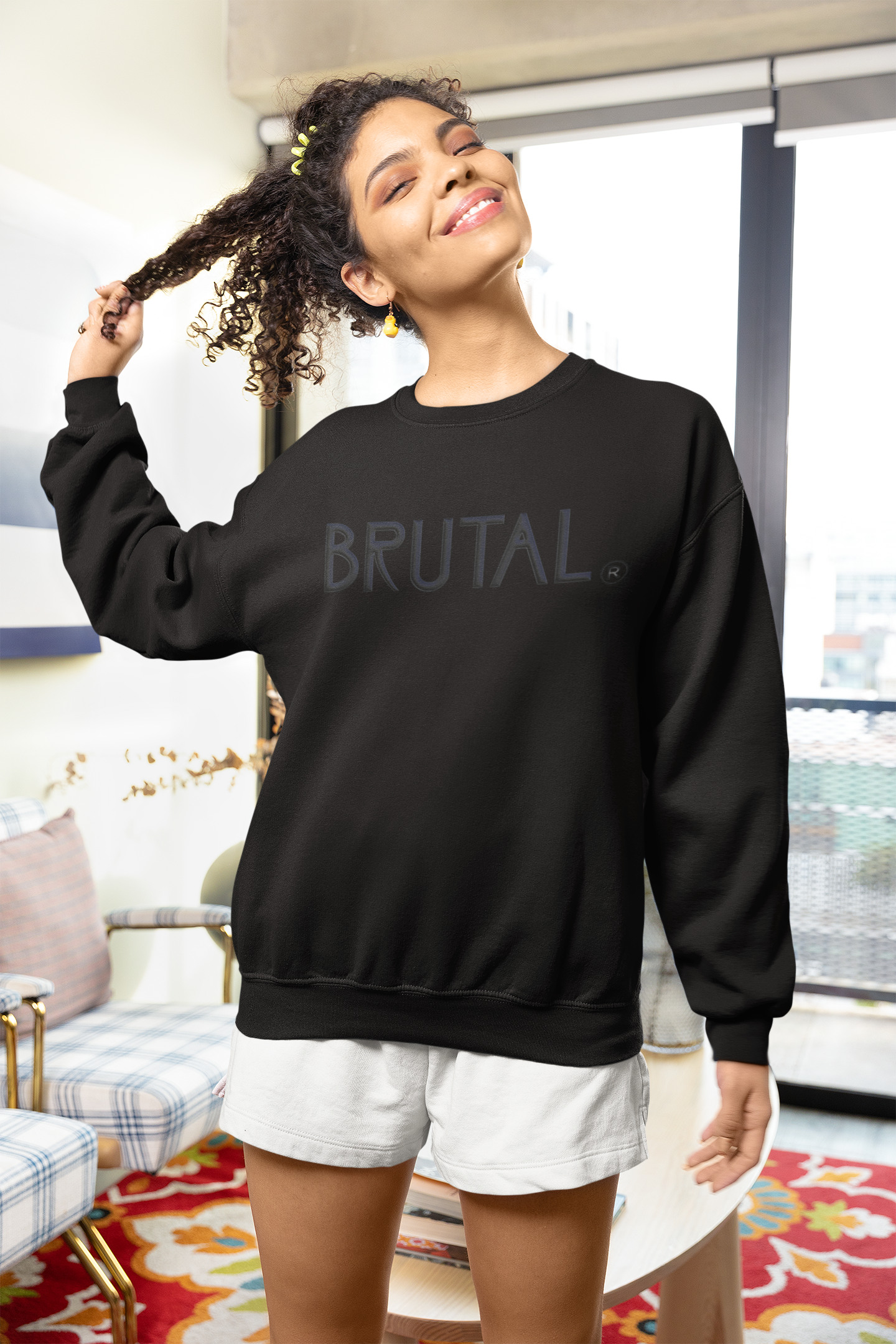 Felpa Brutal Black Donna