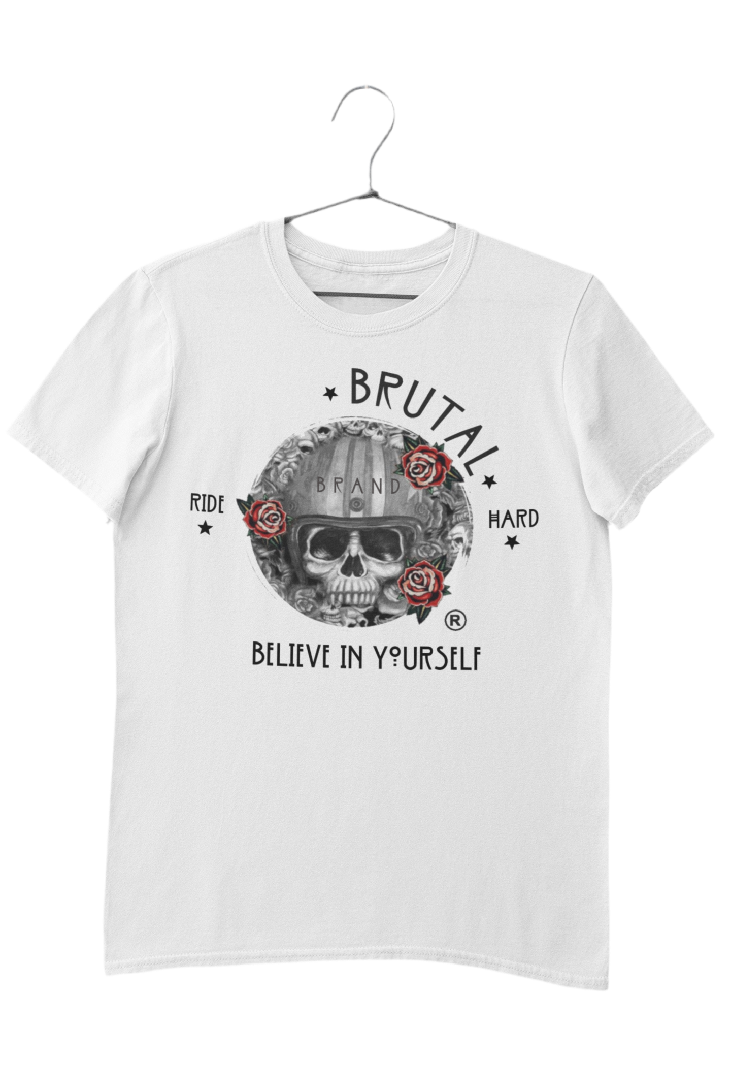 White Ride Hard T-Shirt