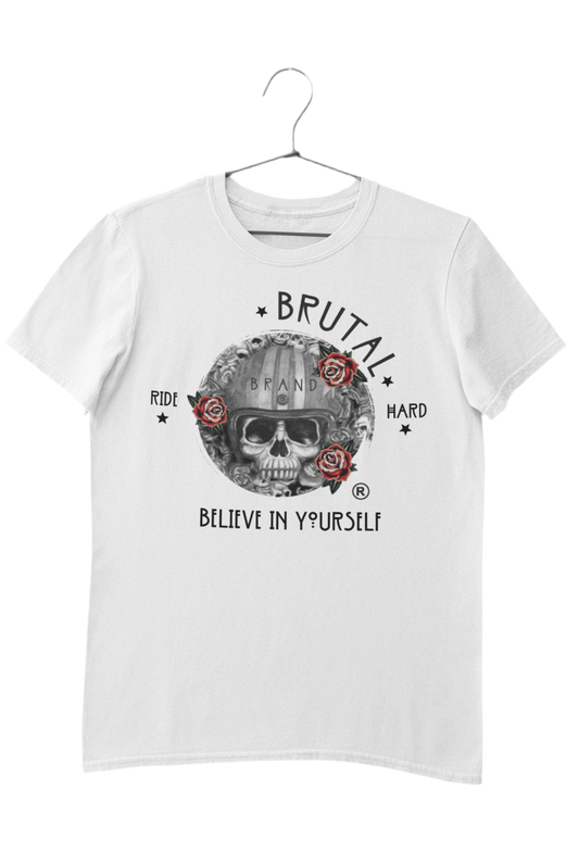 White Ride Hard T-Shirt