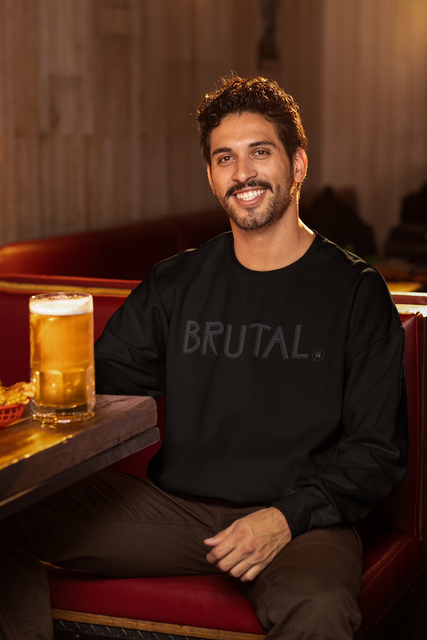 Felpa Brutal Black Uomo