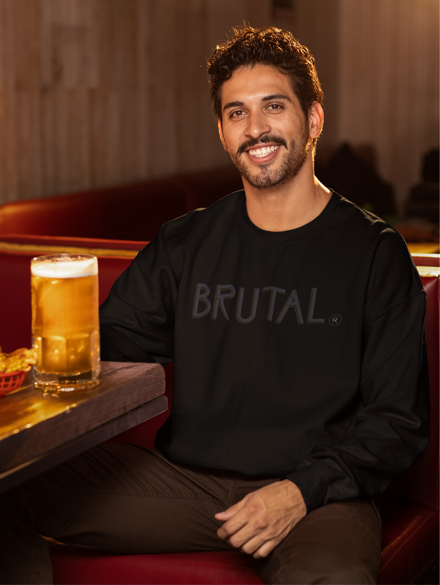 Felpa Brutal Black Uomo