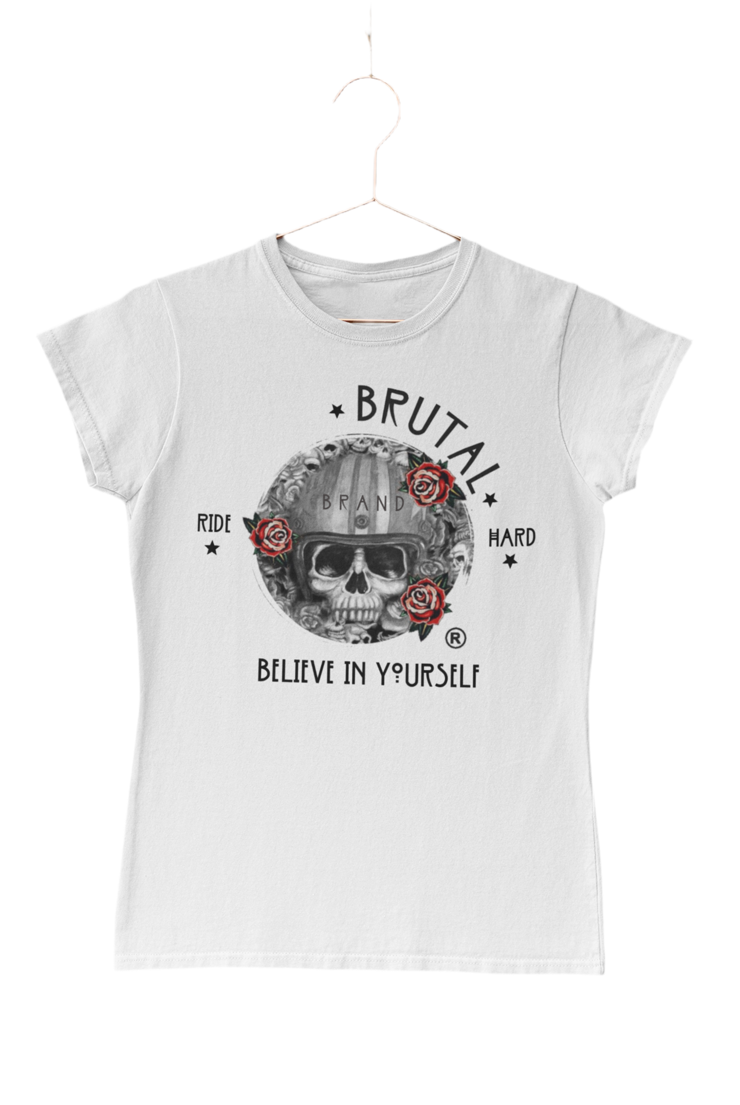 White Ride Hard T-Shirt