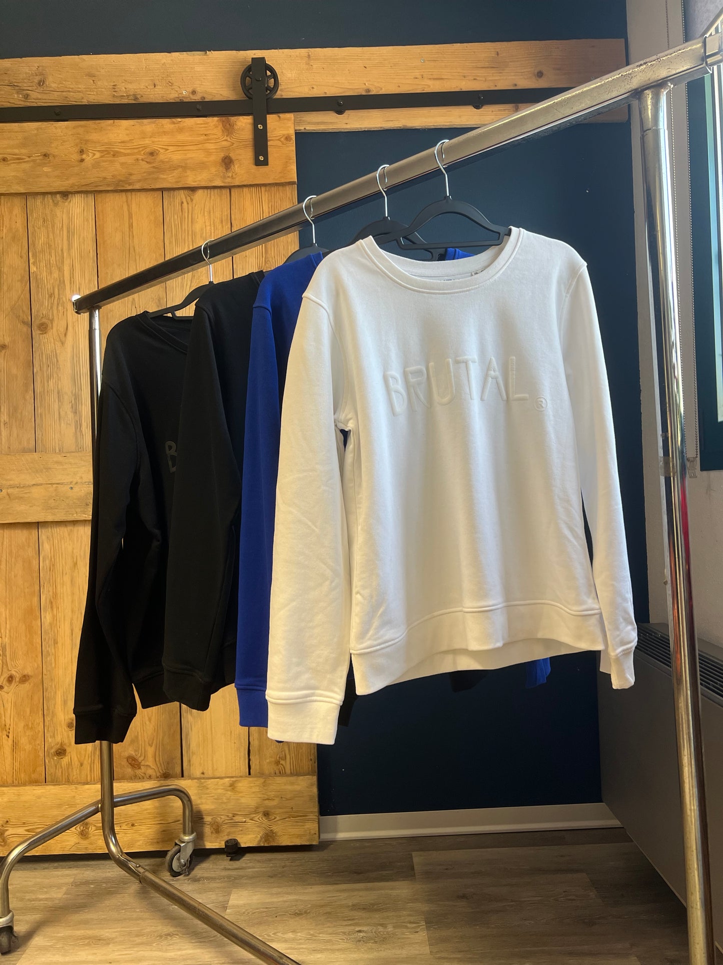 Felpa Brutal White Donna