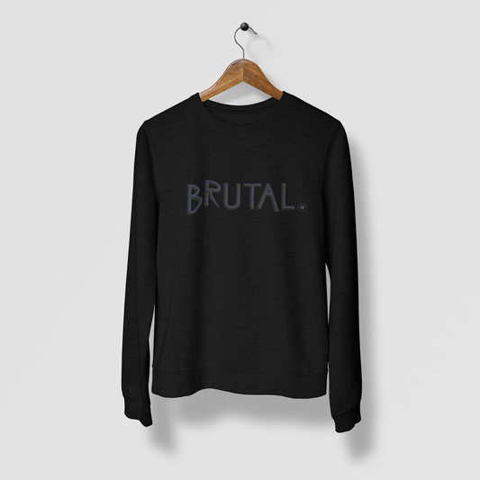 Felpa Brutal Black Uomo